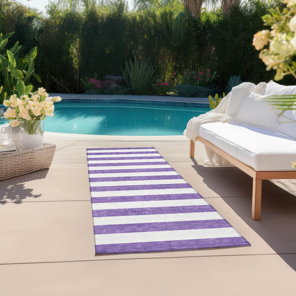 Chantille ACN528 Purple 2'3" x 7'6" Rug. Picture 7