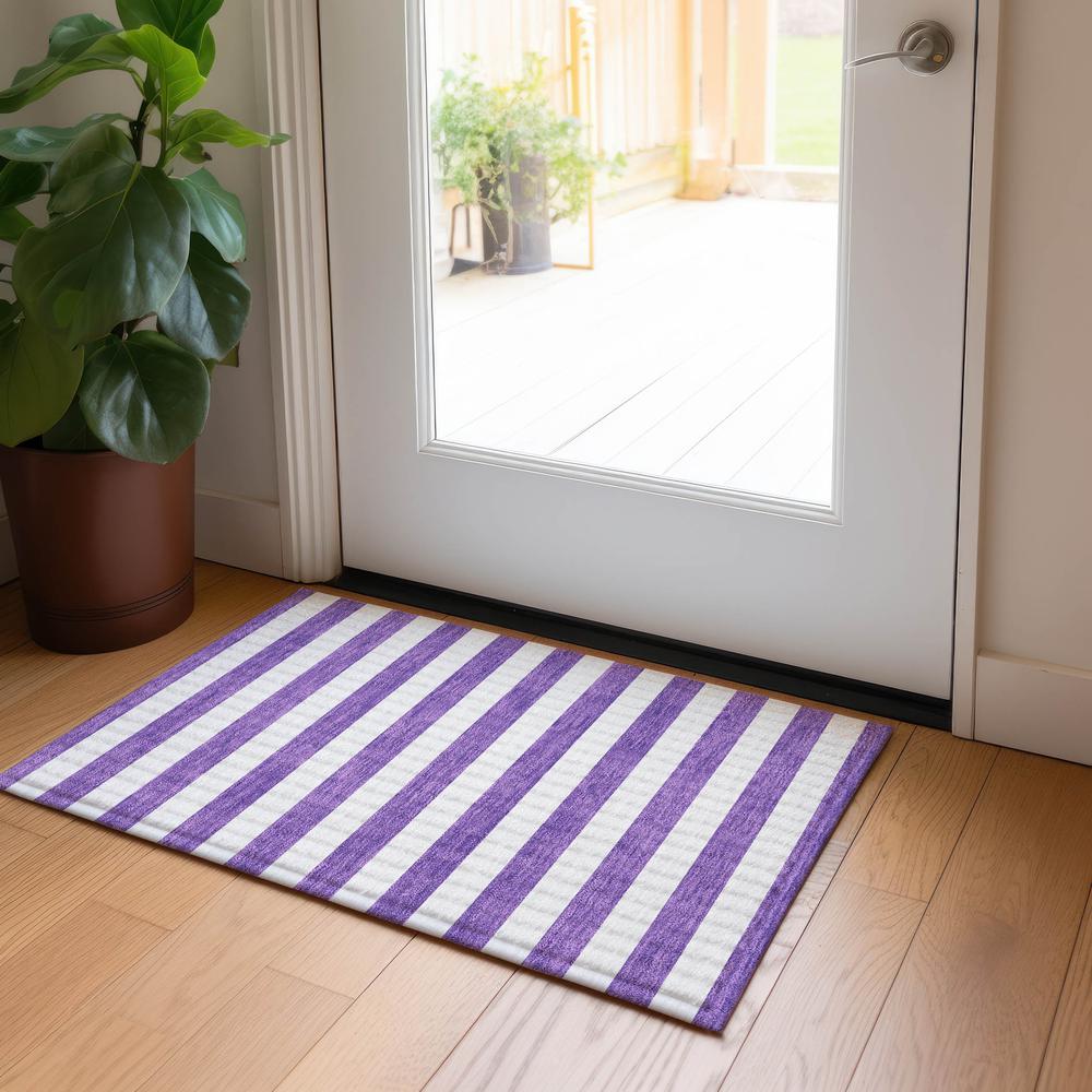 Chantille ACN528 Purple 1'8" x 2'6" Rug. Picture 6