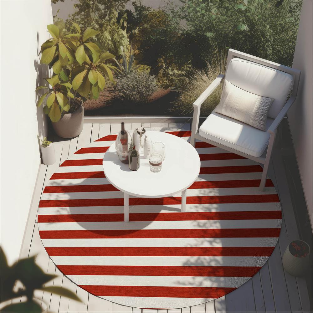 Chantille ACN528 Red 8' x 8' Rug. Picture 7