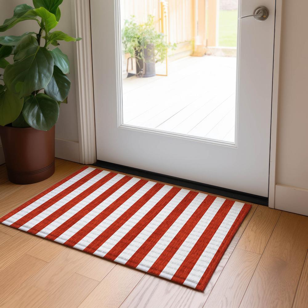 Chantille ACN528 Red 1'8" x 2'6" Rug. Picture 6