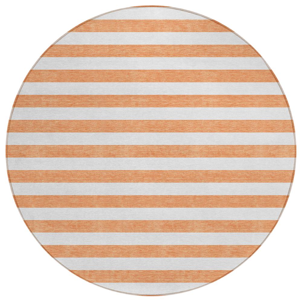 Chantille ACN528 Orange 8' x 8' Rug. Picture 1