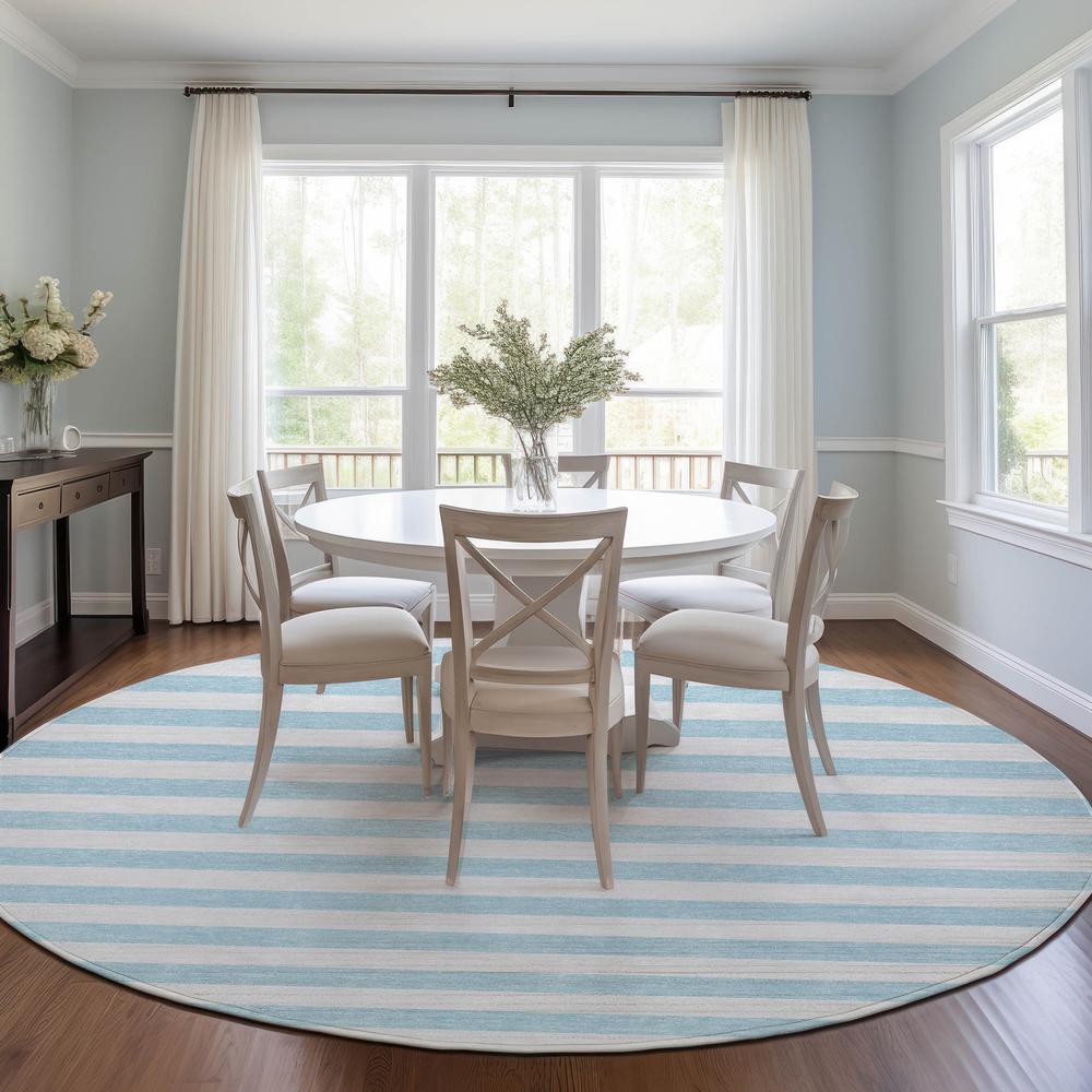 Chantille ACN528 Blue 8' x 8' Rug. Picture 6