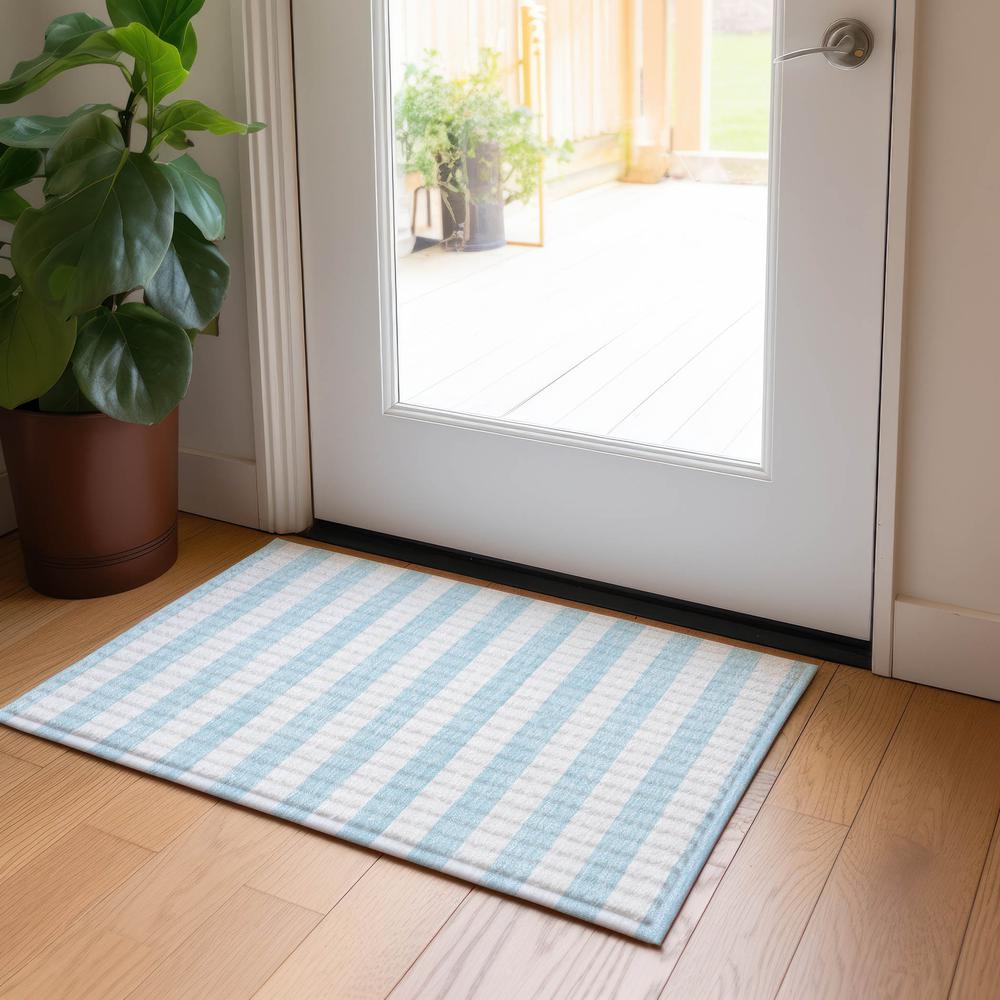 Chantille ACN528 Blue 1'8" x 2'6" Rug. Picture 6