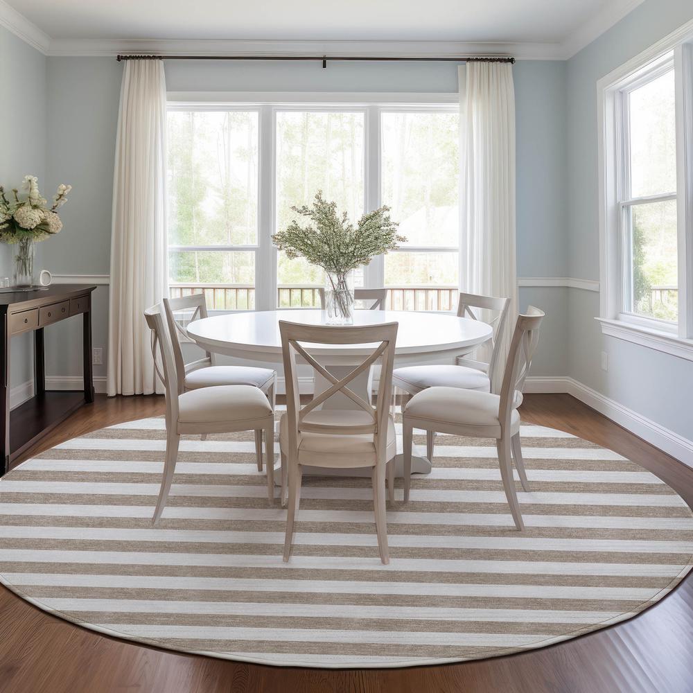 Chantille ACN528 Brown 8' x 8' Rug. Picture 6