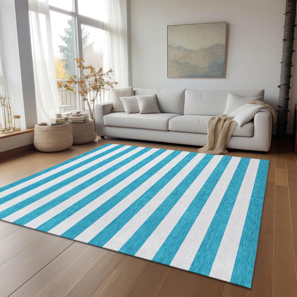 Chantille ACN528 Teal 2'6" x 3'10" Rug. Picture 8