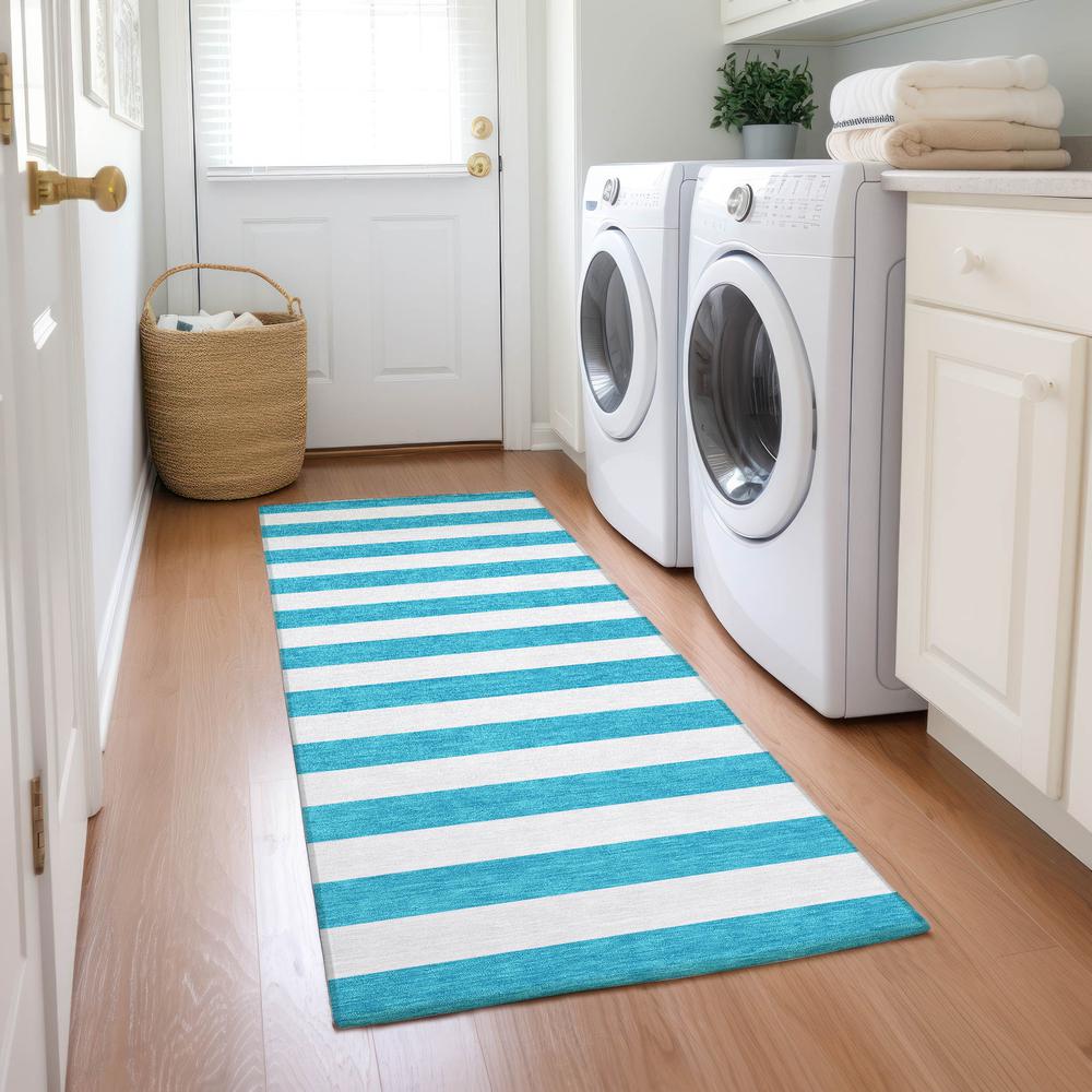 Chantille ACN528 Teal 2'3" x 7'6" Rug. Picture 6
