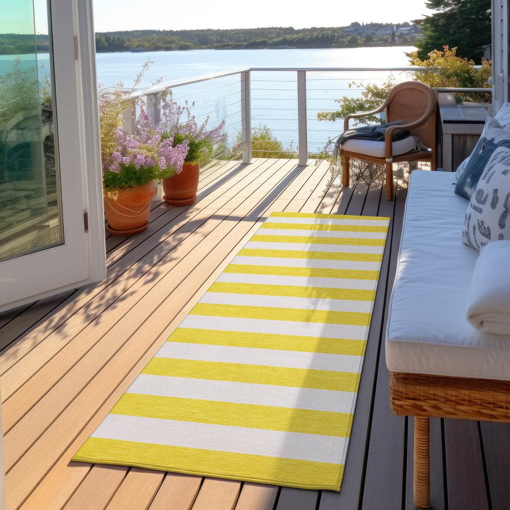 Chantille ACN528 Gold 2'3" x 7'6" Rug. Picture 7