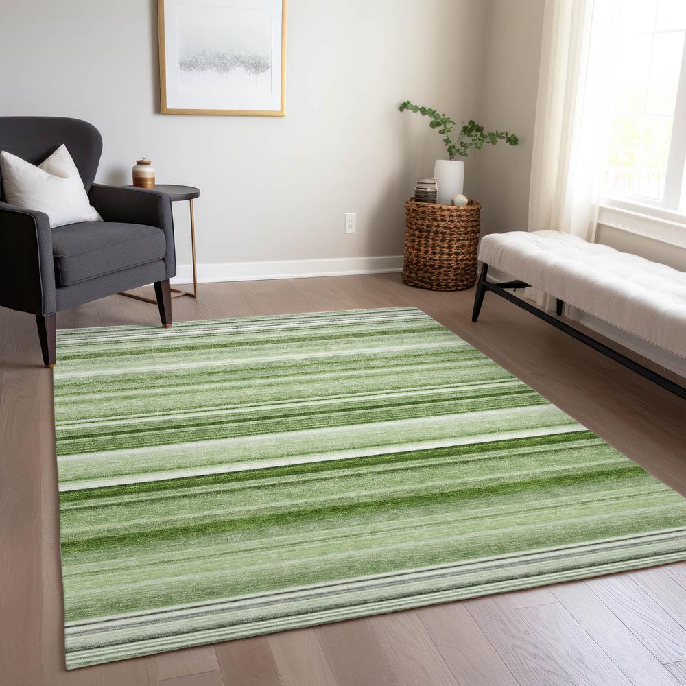 Chantille ACN529 Green 2'6" x 3'10" Rug. Picture 7