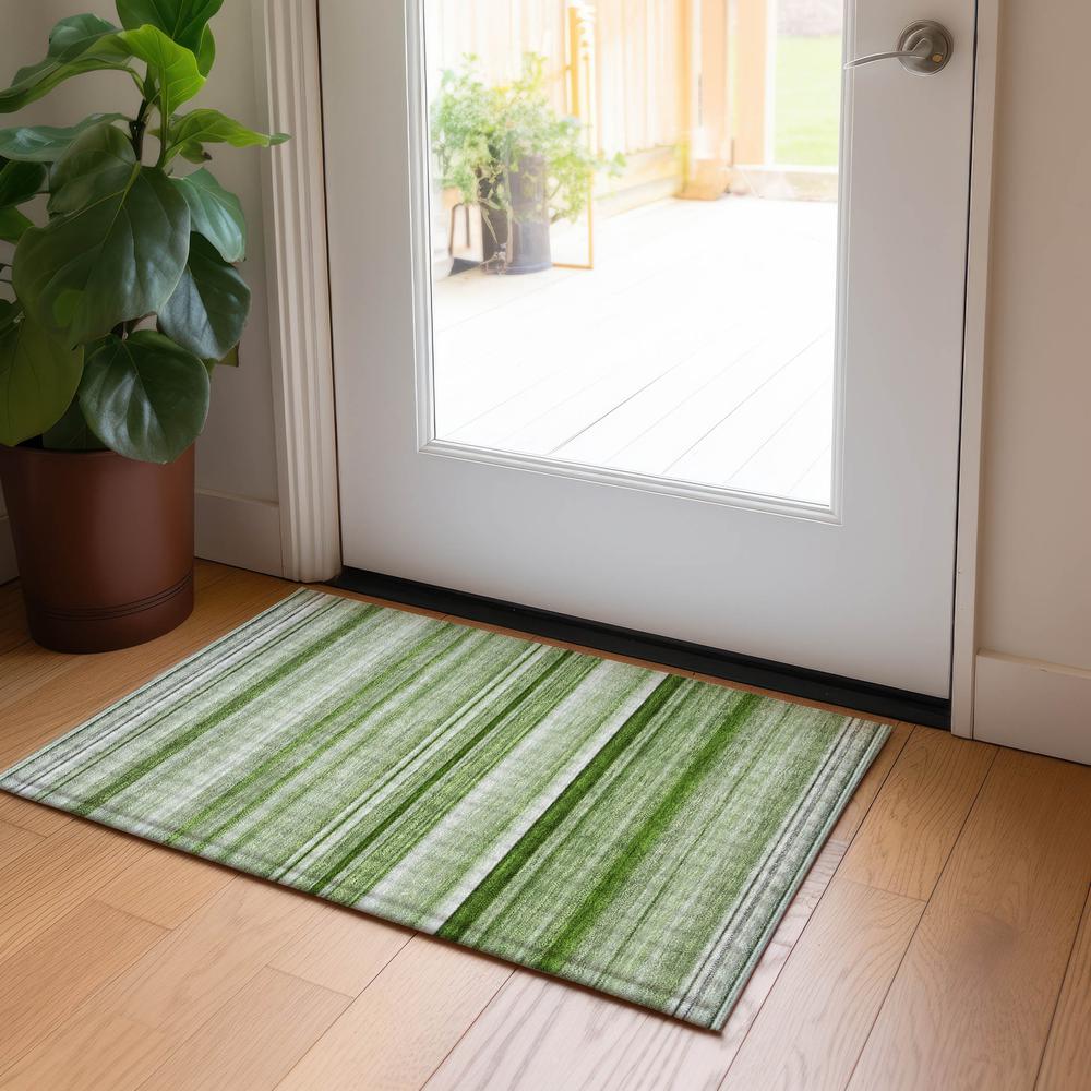 Chantille ACN529 Green 1'8" x 2'6" Rug. Picture 6
