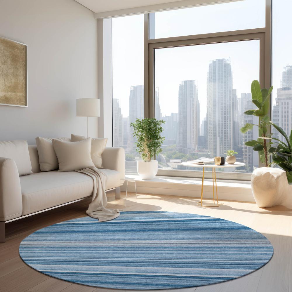 Chantille ACN529 Blue 8' x 8' Rug. Picture 6