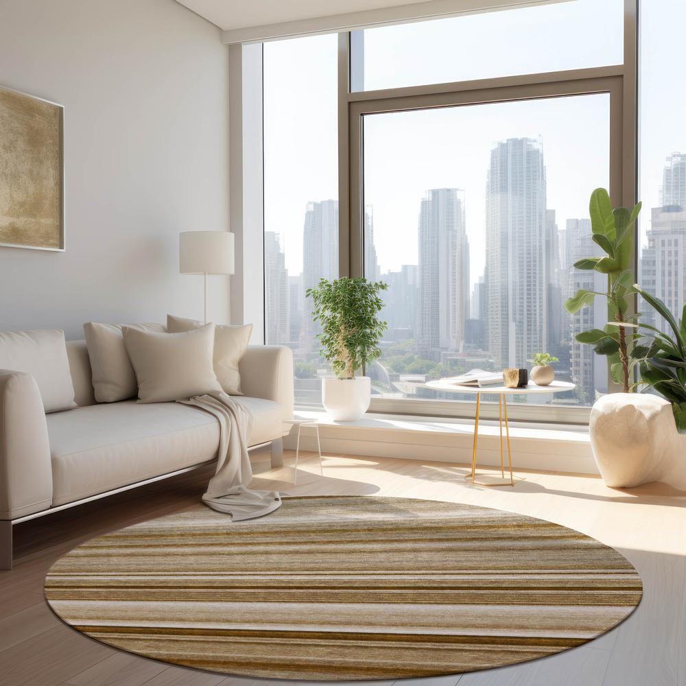 Chantille ACN529 Brown 8' x 8' Rug. Picture 6