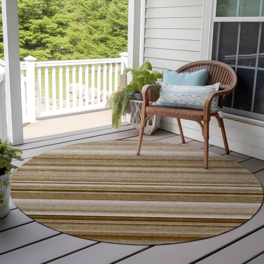 Chantille ACN529 Brown 8' x 8' Rug. Picture 7