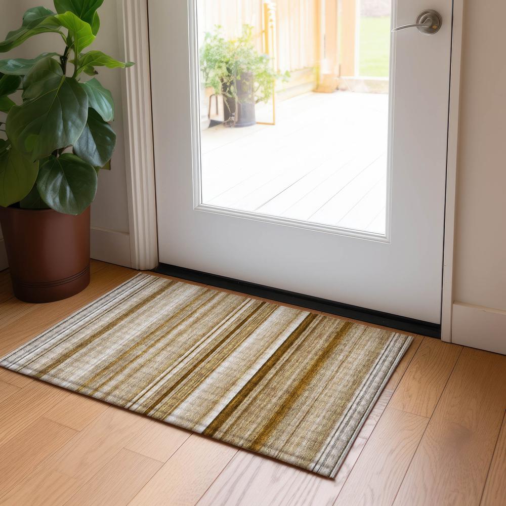 Chantille ACN529 Brown 1'8" x 2'6" Rug. Picture 7