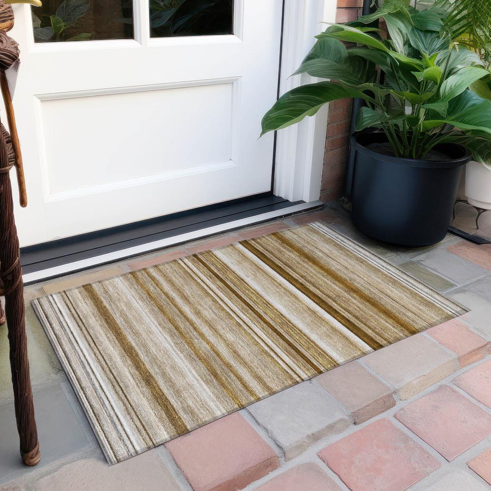 Chantille ACN529 Brown 1'8" x 2'6" Rug. Picture 8