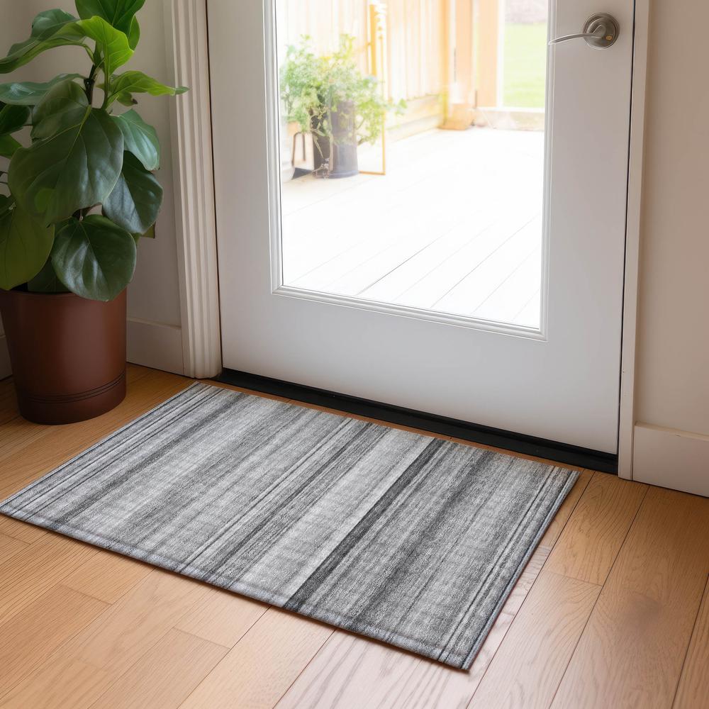 Chantille ACN529 Gray 1'8" x 2'6" Rug. Picture 6