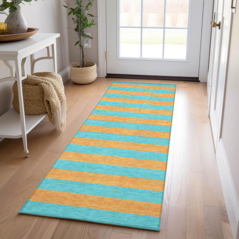 Chantille ACN530 Teal 2'3" x 7'6" Rug. Picture 6