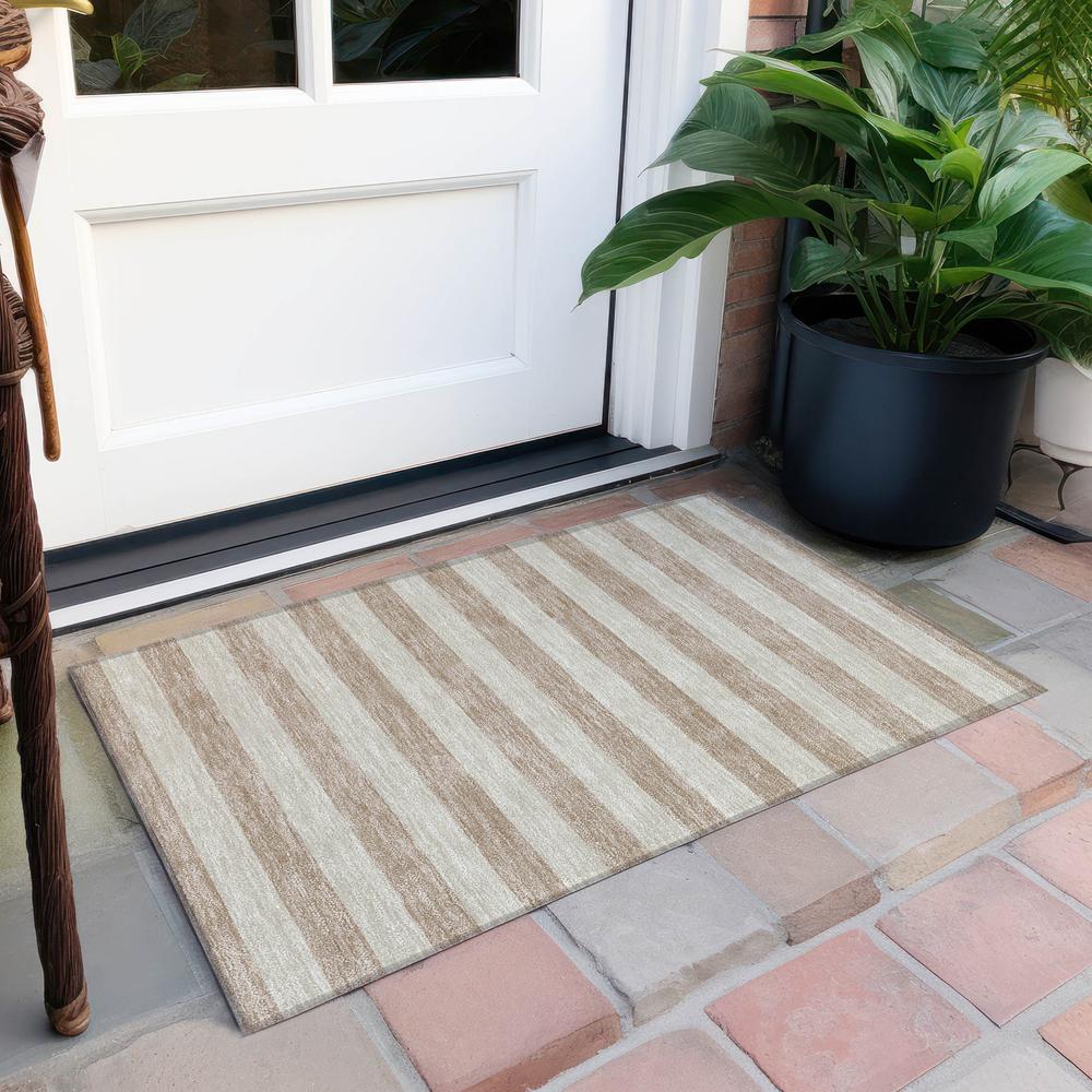 Chantille ACN530 Brown 1'8" x 2'6" Rug. Picture 7