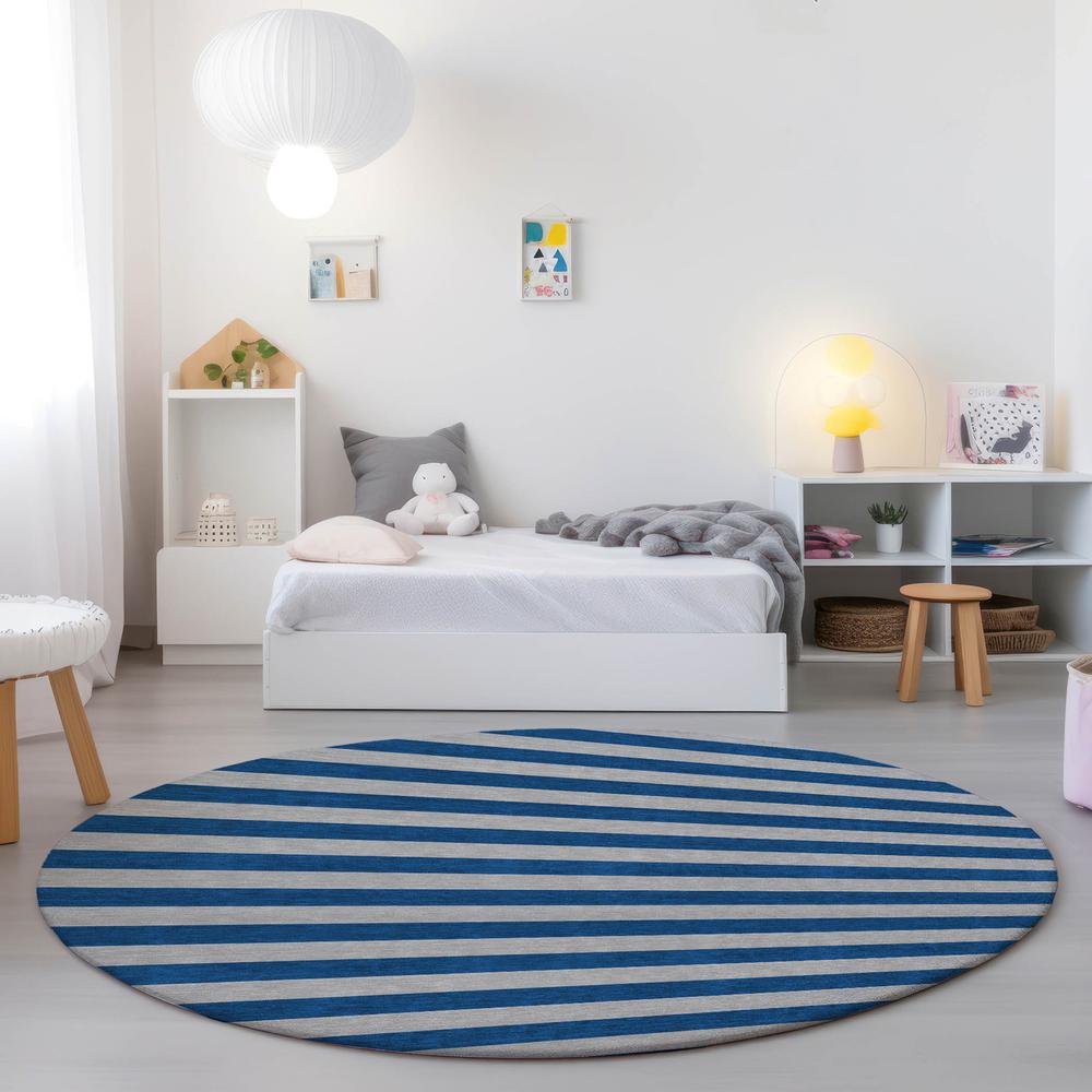 Chantille ACN530 Blue 8' x 8' Rug. Picture 6