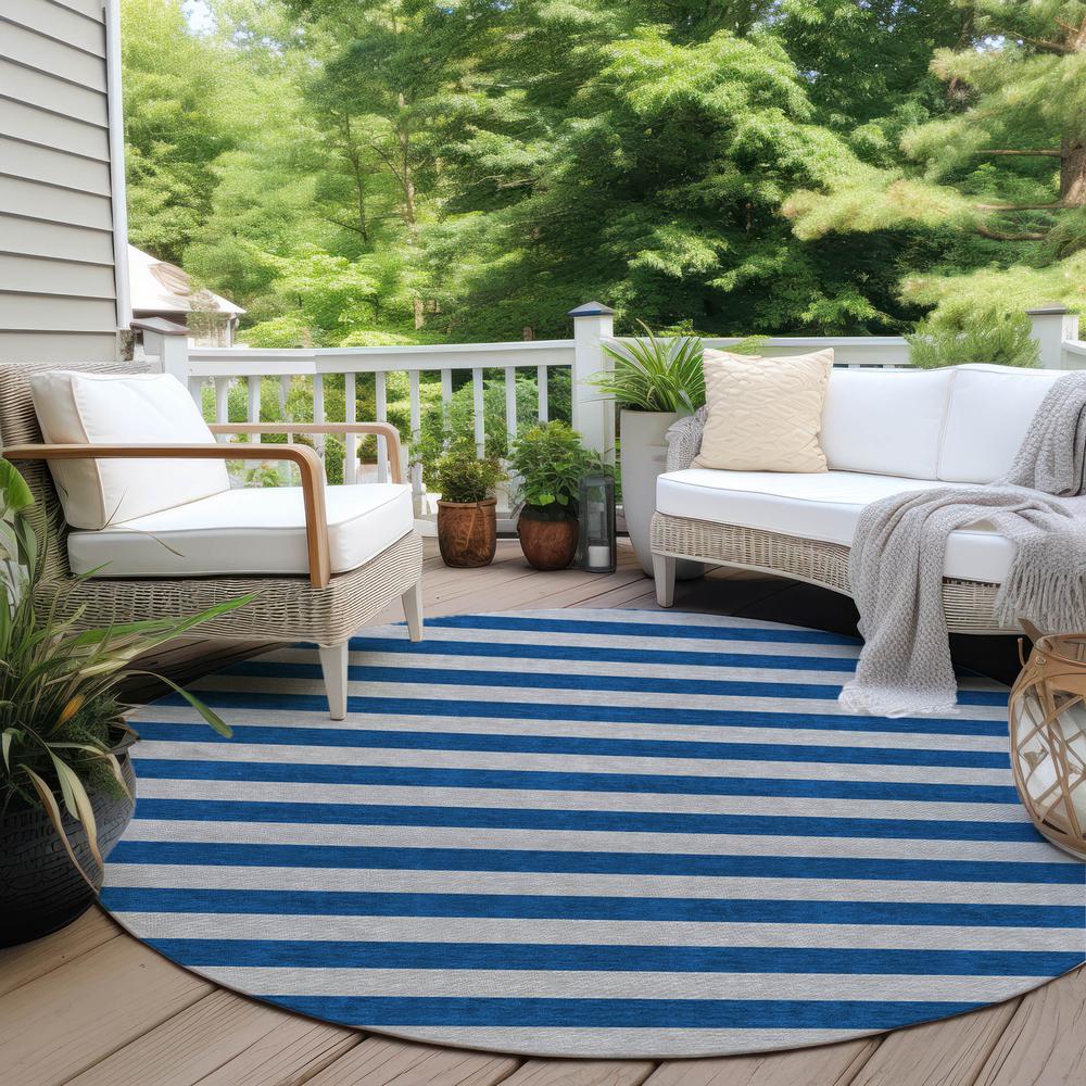 Chantille ACN530 Blue 8' x 8' Rug. Picture 7