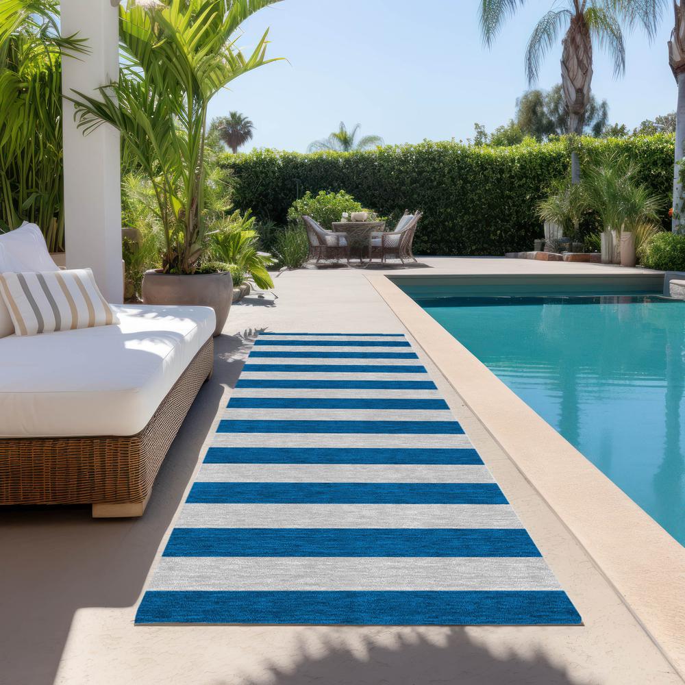 Chantille ACN530 Blue 2'3" x 7'6" Rug. Picture 7