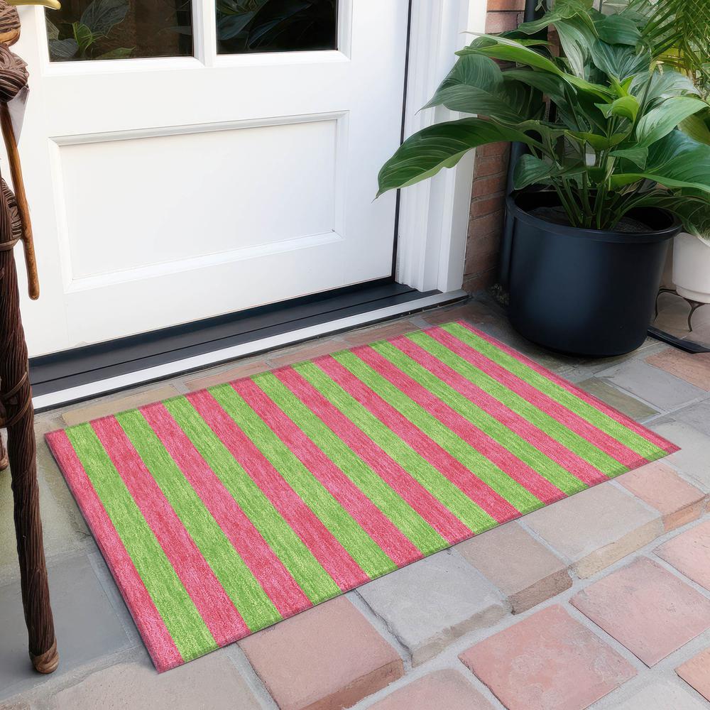 Chantille ACN530 Pink 1'8" x 2'6" Rug. Picture 7
