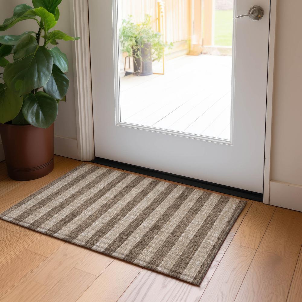 Chantille ACN530 Brown 1'8" x 2'6" Rug. Picture 6