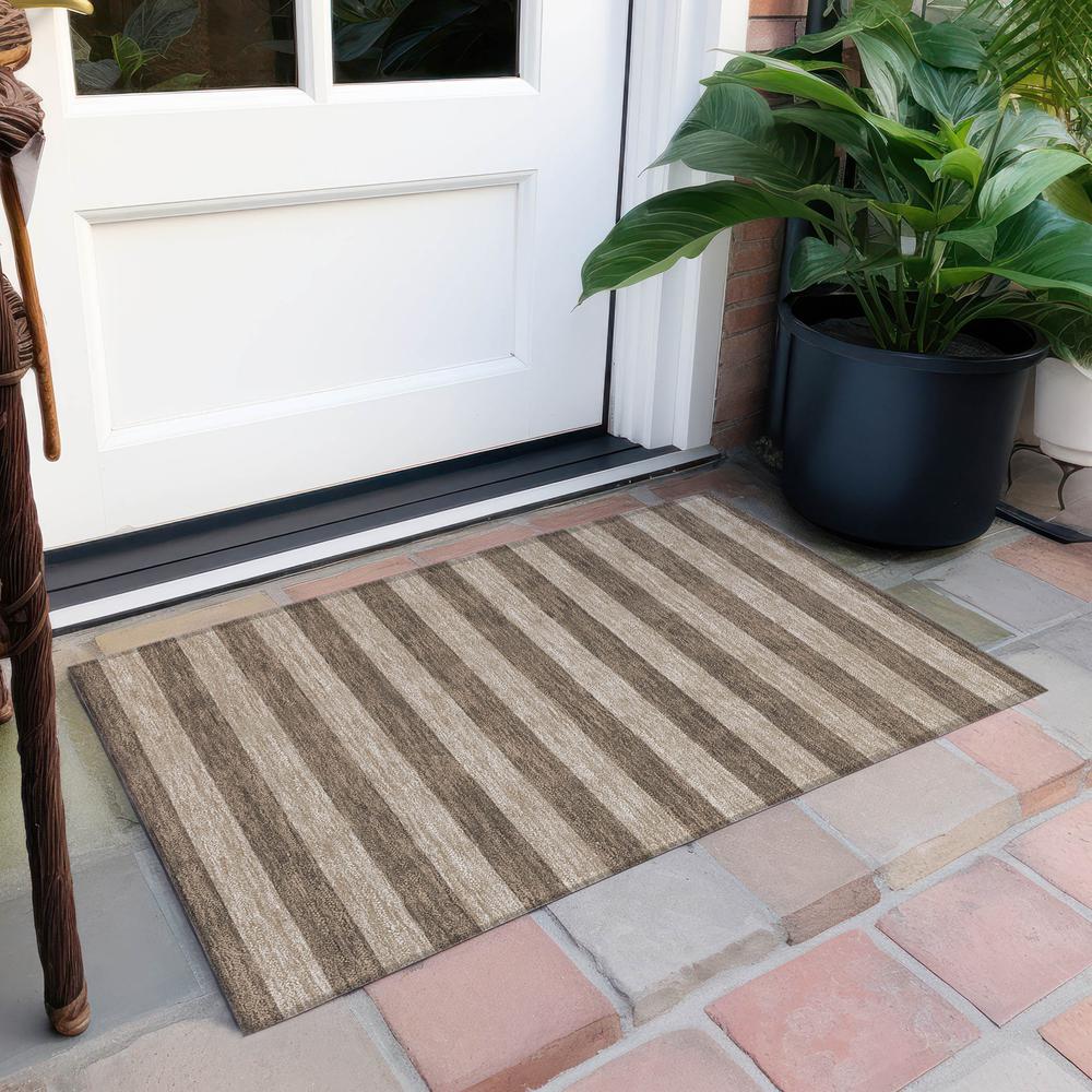 Chantille ACN530 Brown 1'8" x 2'6" Rug. Picture 7