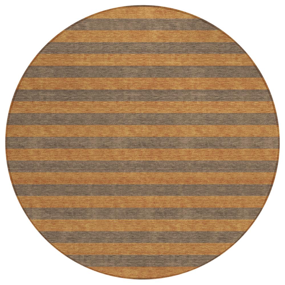 Chantille ACN530 Brown 8' x 8' Rug. Picture 1