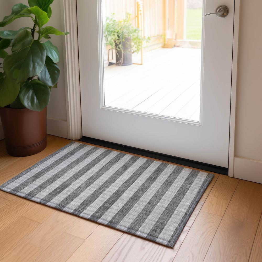 Chantille ACN530 Gray 1'8" x 2'6" Rug. Picture 6