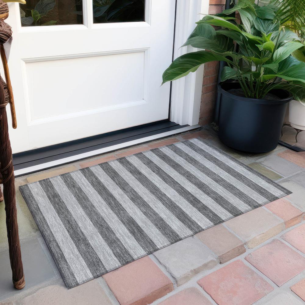 Chantille ACN530 Gray 1'8" x 2'6" Rug. Picture 7