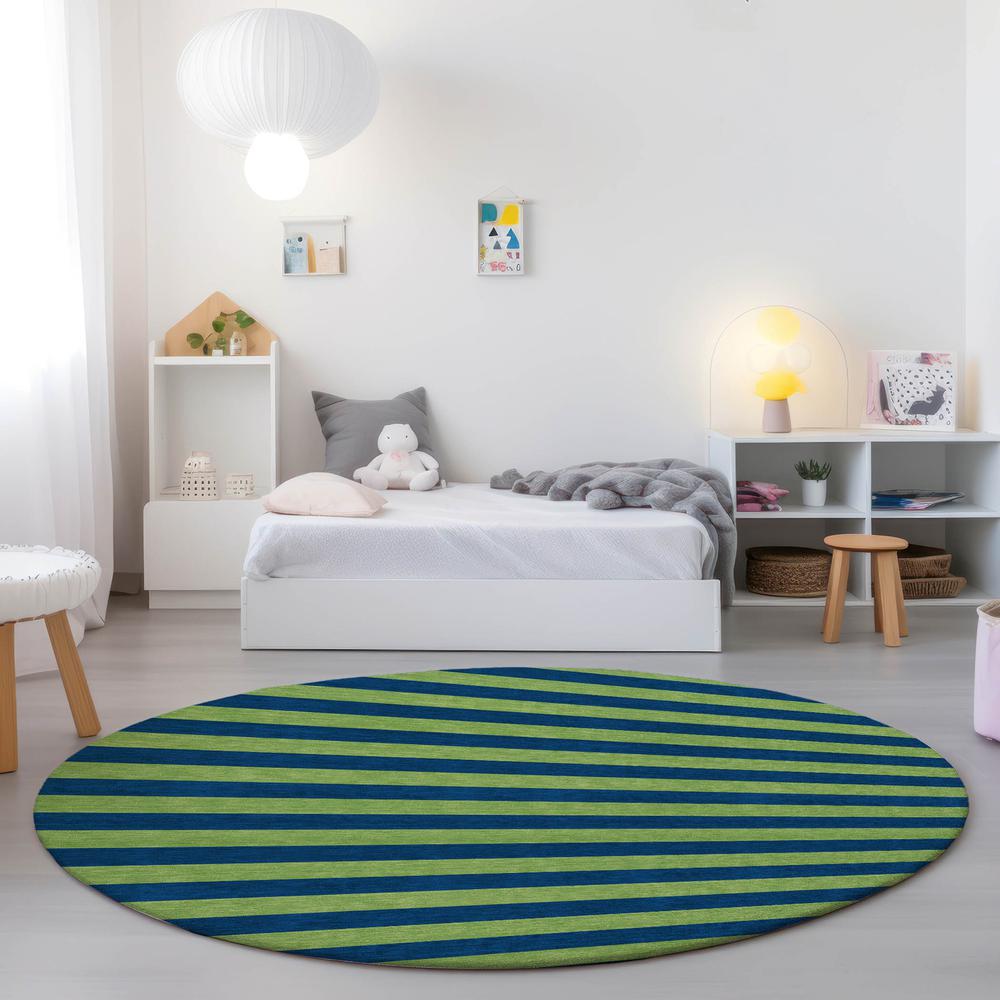 Chantille ACN530 Blue 8' x 8' Rug. Picture 6