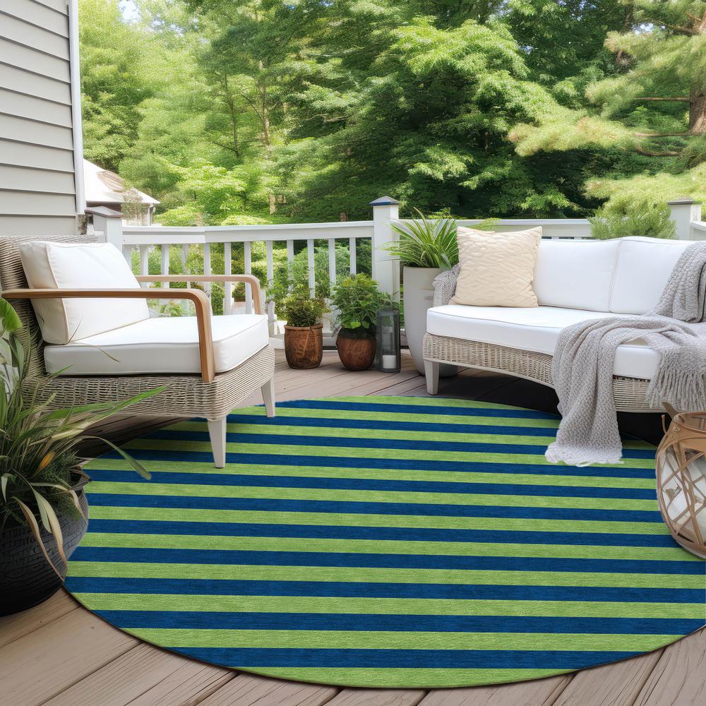 Chantille ACN530 Blue 8' x 8' Rug. Picture 7