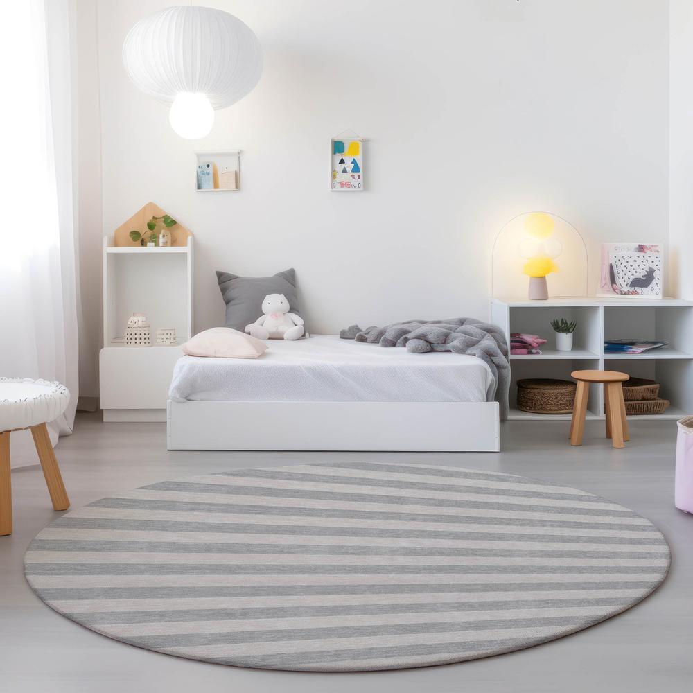 Chantille ACN530 Gray 8' x 8' Rug. Picture 6