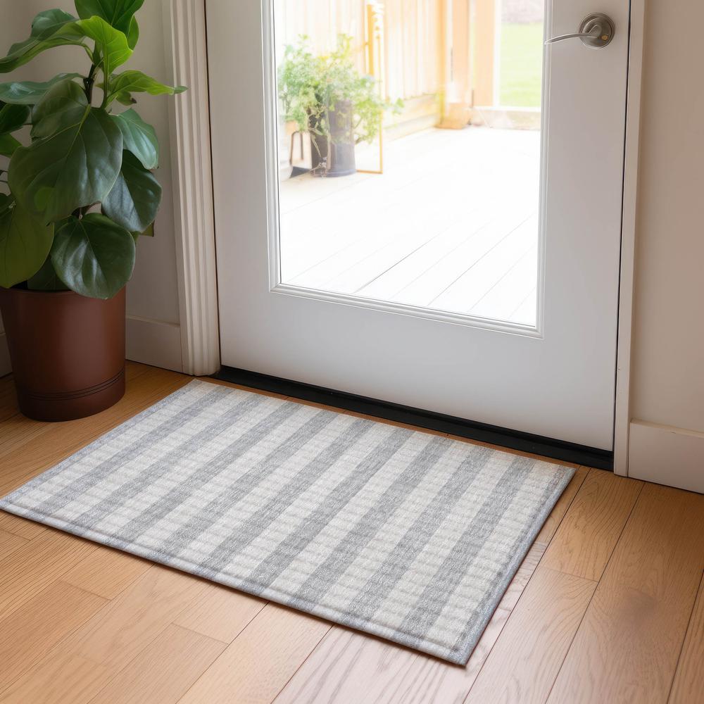 Chantille ACN530 Gray 1'8" x 2'6" Rug. Picture 6