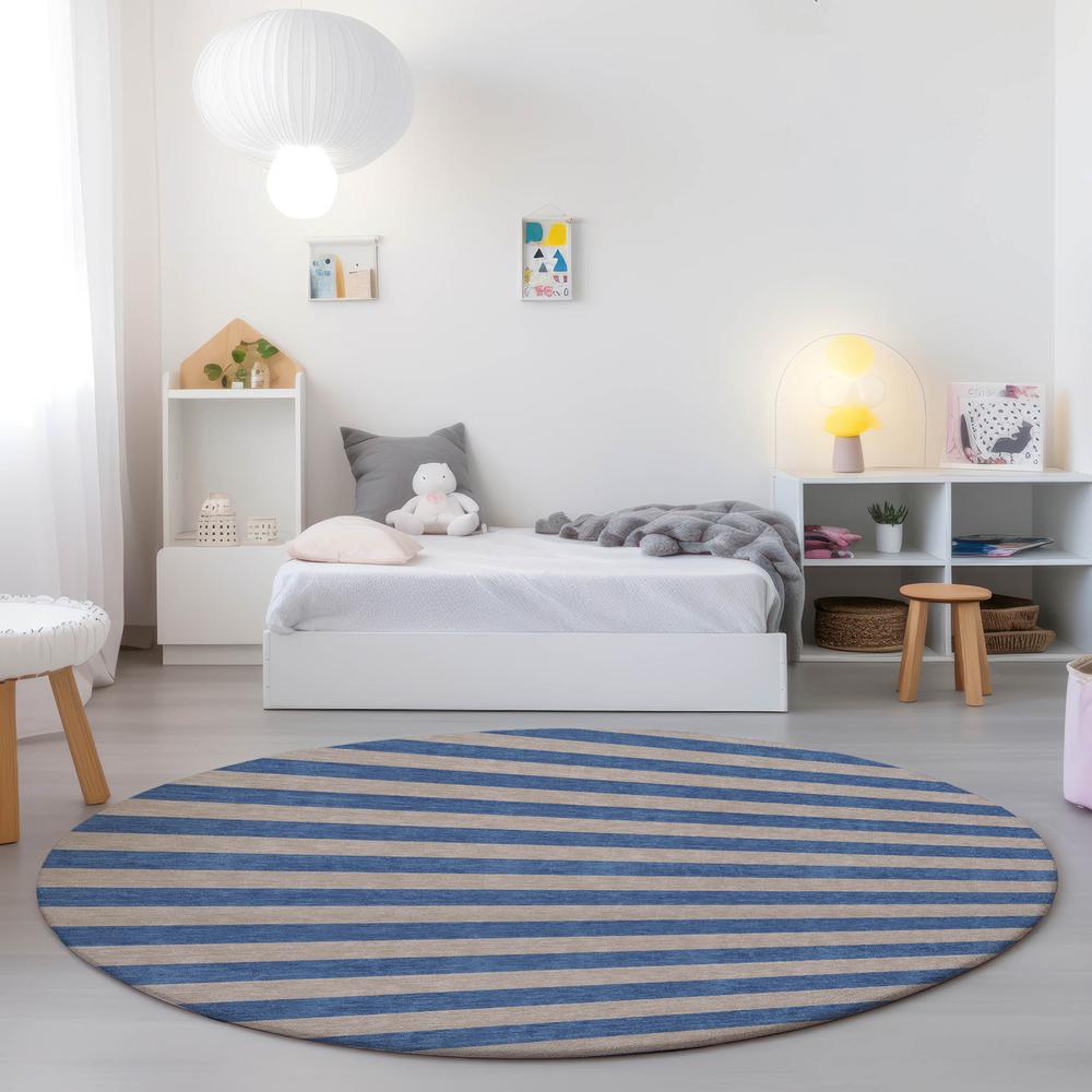 Chantille ACN530 Brown 8' x 8' Rug. Picture 6