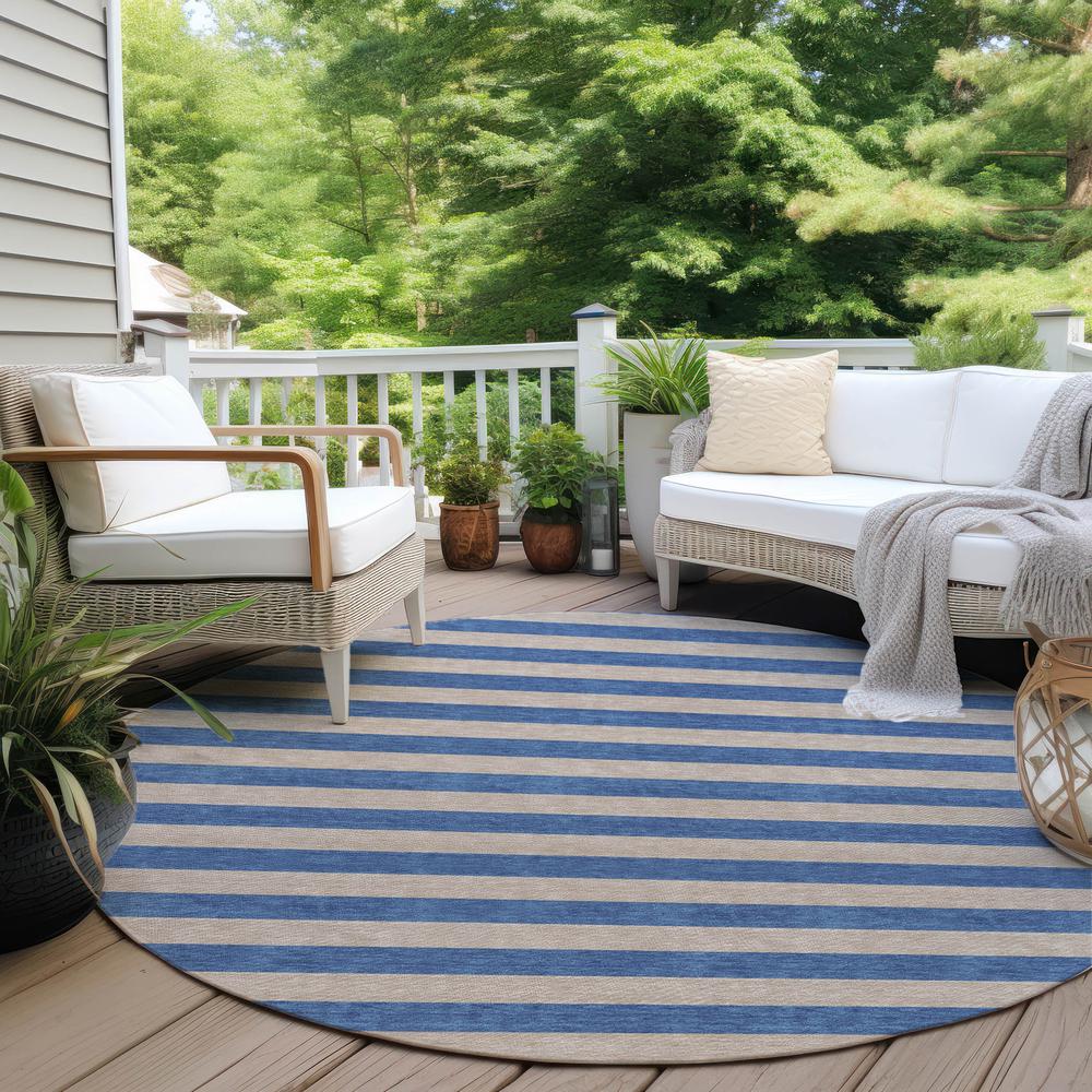 Chantille ACN530 Brown 8' x 8' Rug. Picture 7