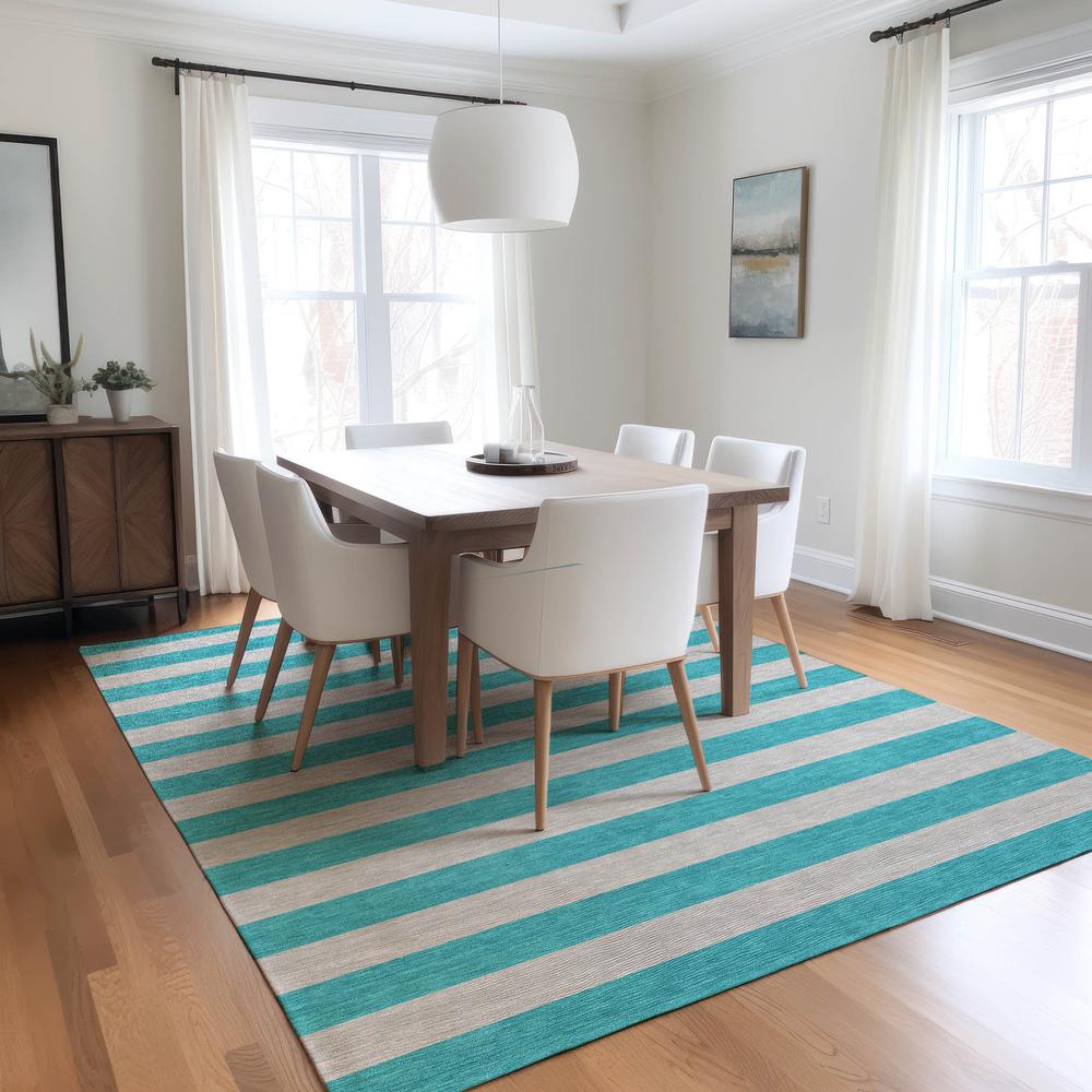 Chantille ACN530 Teal 2'6" x 3'10" Rug. Picture 6
