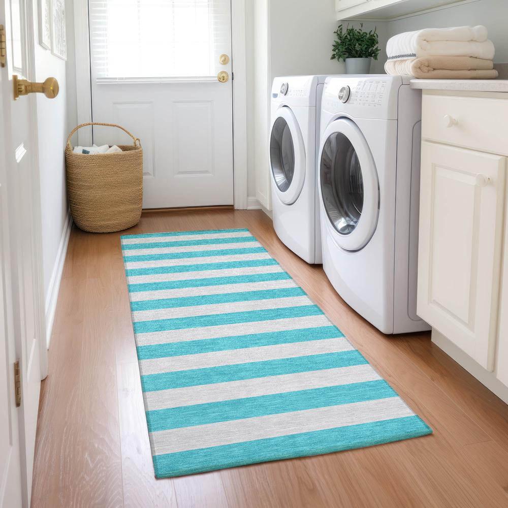 Chantille ACN530 Teal 2'3" x 7'6" Rug. Picture 6
