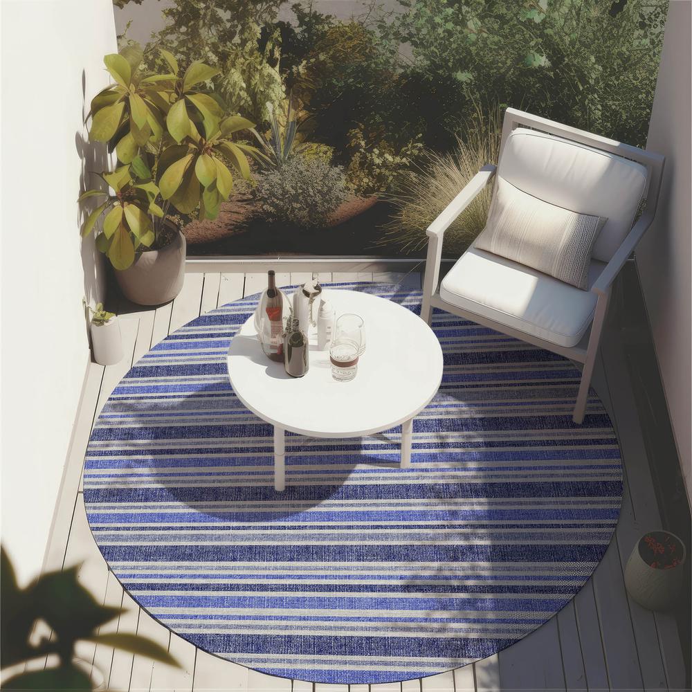Chantille ACN531 Blue 8' x 8' Rug. Picture 7