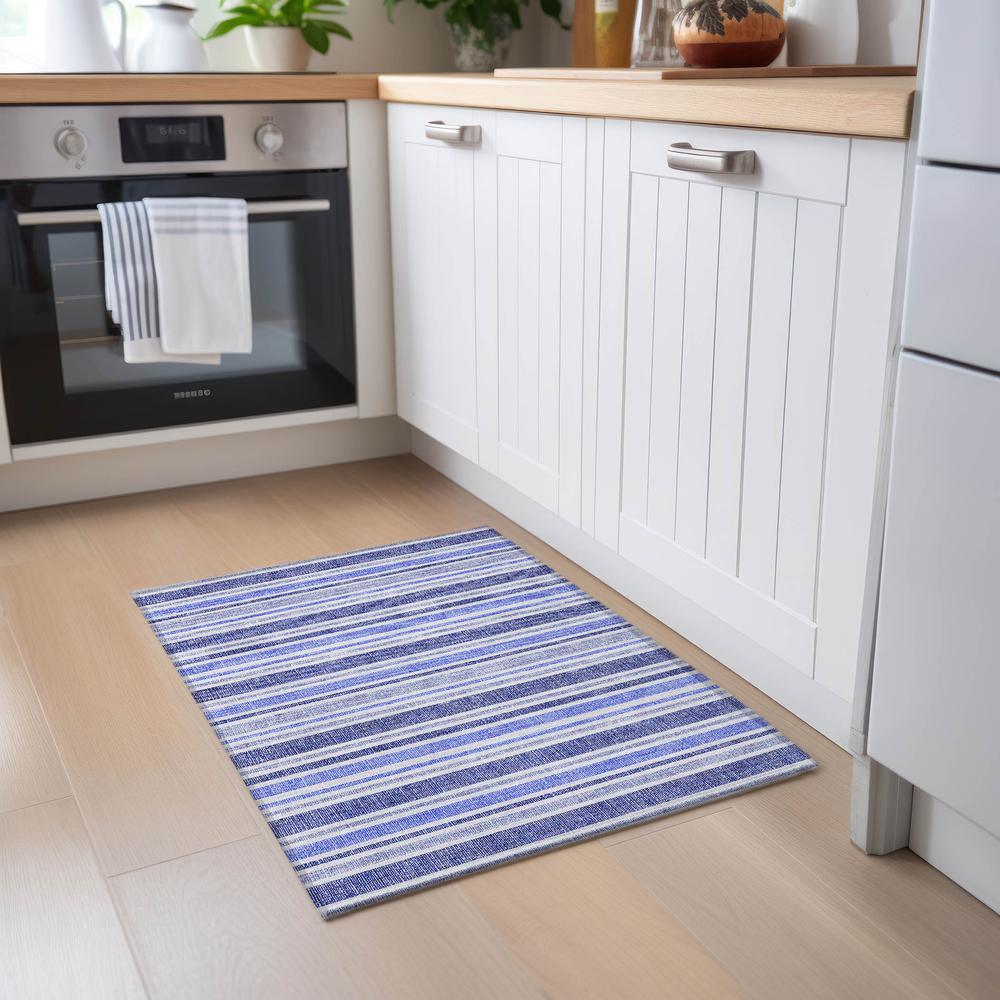 Chantille ACN531 Blue 1'8" x 2'6" Rug. Picture 6