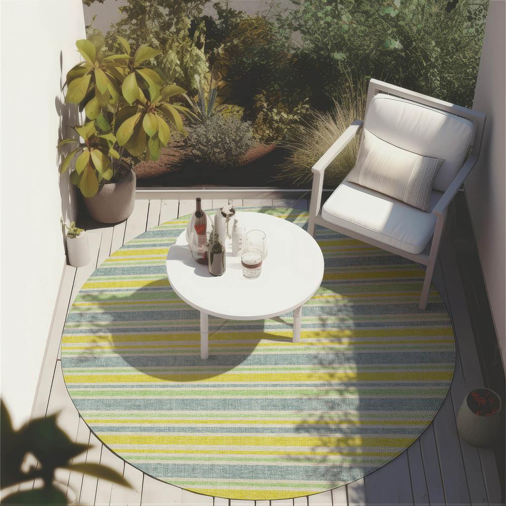 Chantille ACN531 Blue 8' x 8' Rug. Picture 7