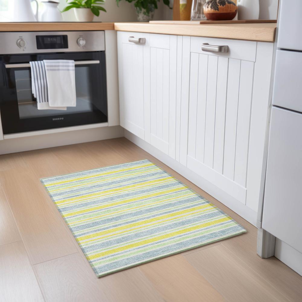 Chantille ACN531 Blue 1'8" x 2'6" Rug. Picture 6