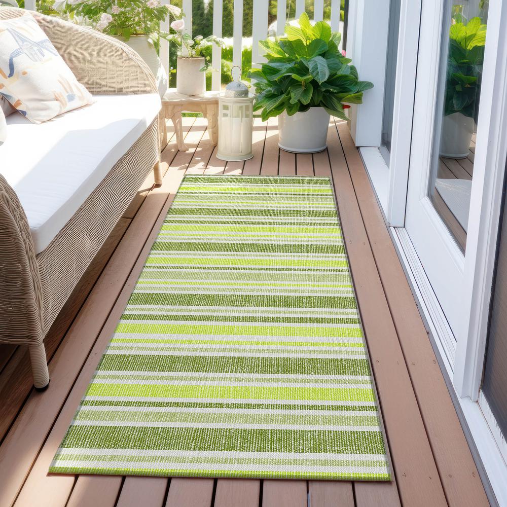 Chantille ACN531 Green 2'3" x 7'6" Rug. Picture 7