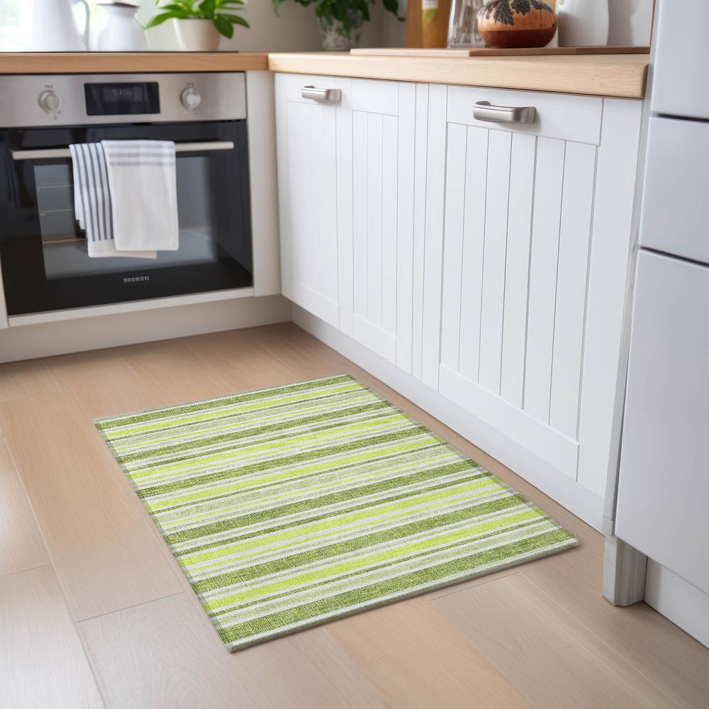 Chantille ACN531 Green 1'8" x 2'6" Rug. Picture 6