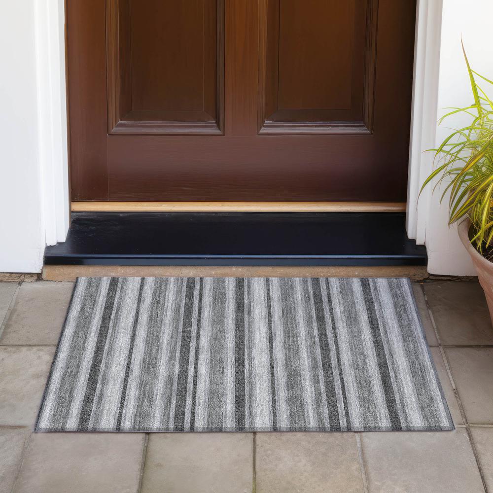 Chantille ACN531 Gray 1'8" x 2'6" Rug. Picture 8