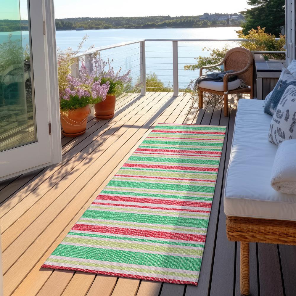 Chantille ACN531 Green 2'3" x 7'6" Rug. Picture 7