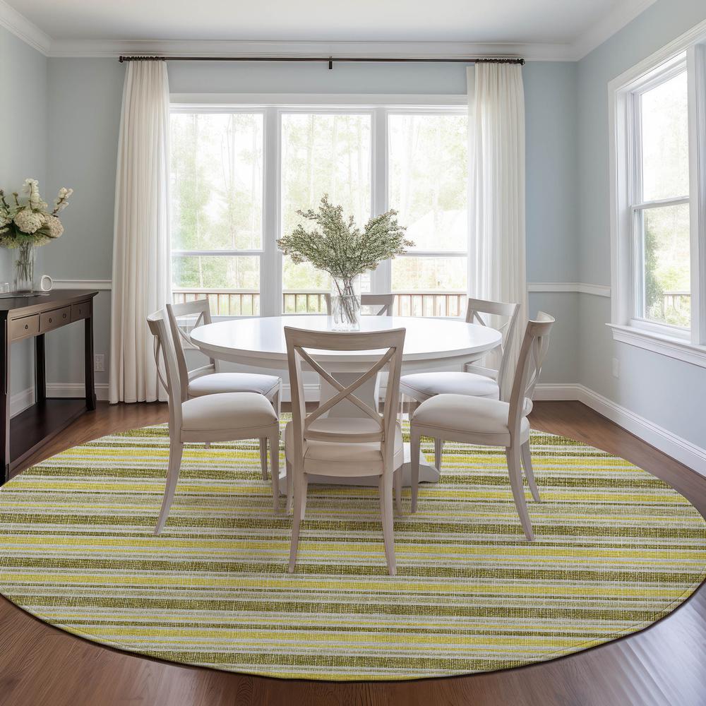 Chantille ACN531 Brown 8' x 8' Rug. Picture 6
