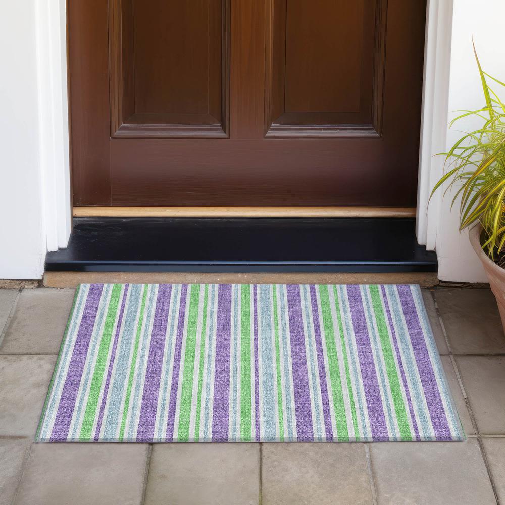 Chantille ACN531 Green 1'8" x 2'6" Rug. Picture 8