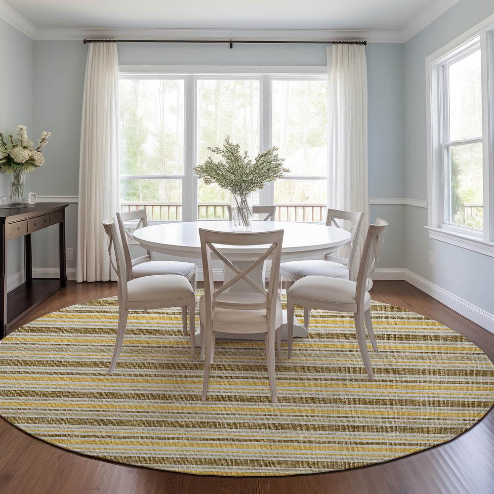 Chantille ACN531 Brown 8' x 8' Rug. Picture 6
