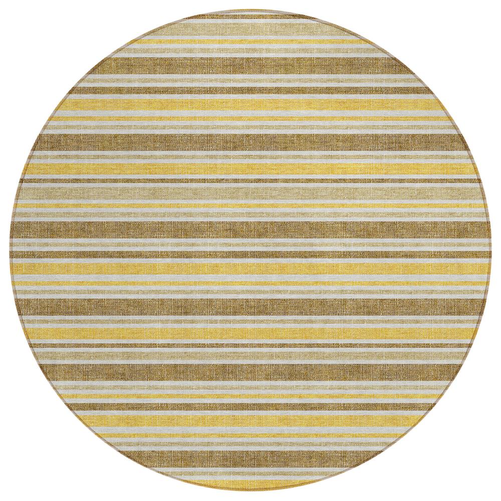 Chantille ACN531 Brown 8' x 8' Rug. Picture 1